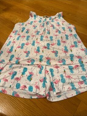 Mia Lucce flamingo pajama short set size Xlarge .